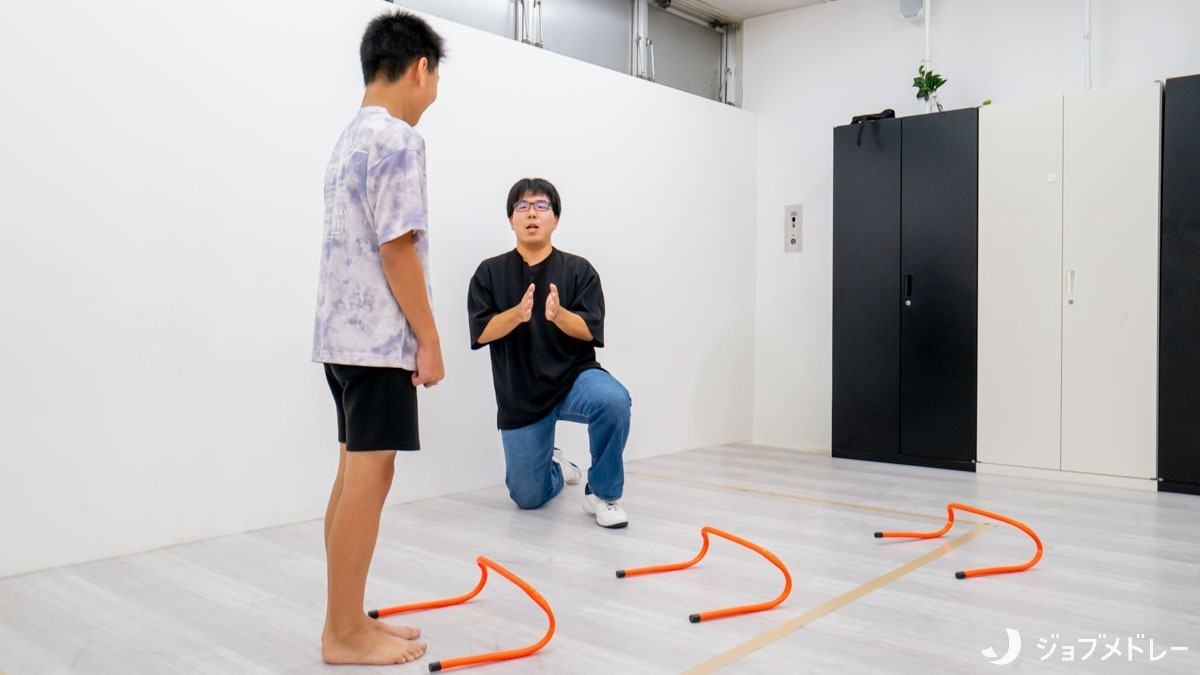 橿原支店での運動療育の様子